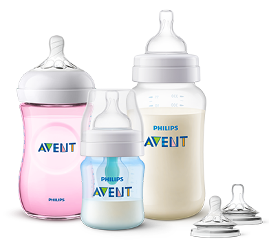כל הבקבוקים והפטמות של Philips Avent