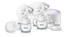 משאבת חלב חשמלית ידנית ופטמות של Philips Avent